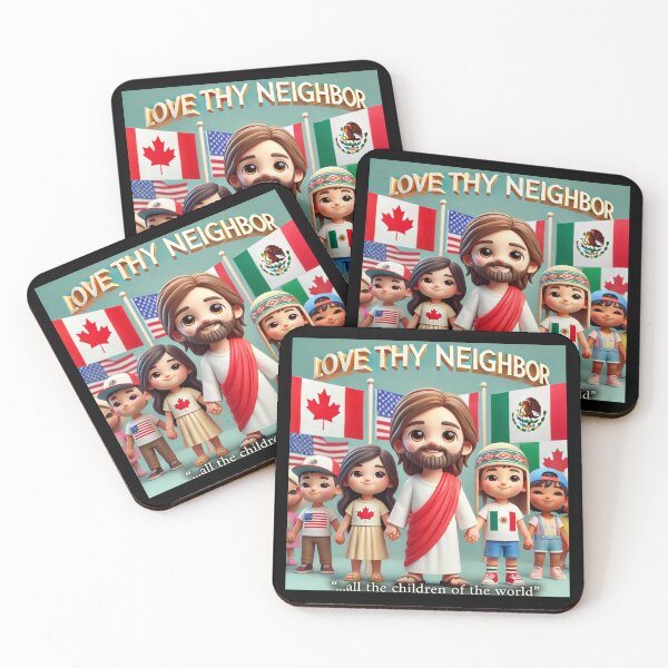 Item preview, "Love Thy Neighbor – Unity Across Borders" designed and sold by MySheetMusicArt.