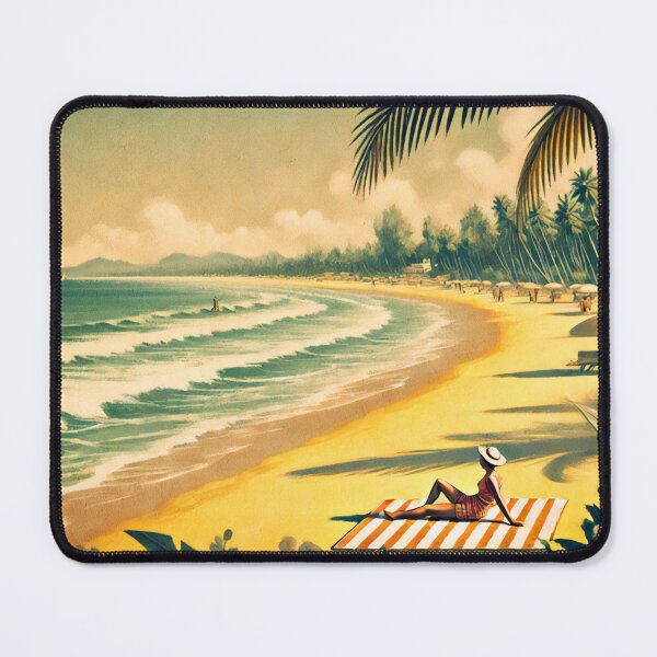 Item preview, Vintage Beach Holiday 8 designed and sold by SteadyRolling.