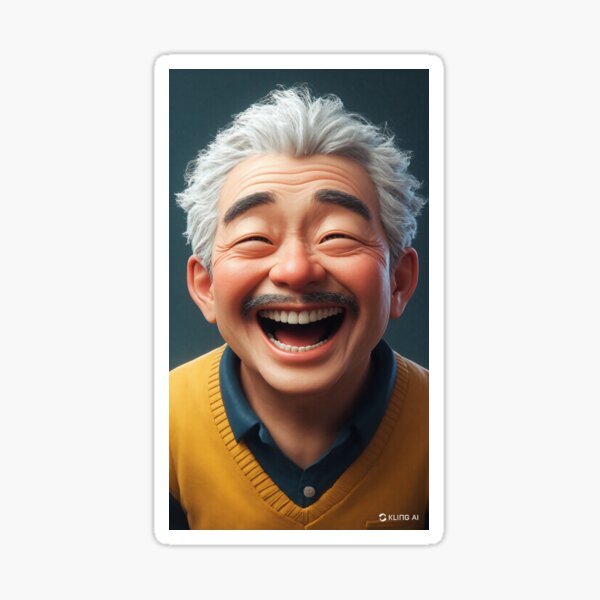 Item preview, Old man laughing designed and sold by TommyGuns69.