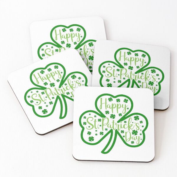Item preview, Happy St. Patrick's Day Shamrock designed and sold by caFUNated.
