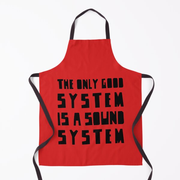 Item preview, The Only Good System is a Sound System BLACK Version, electronic vibes designed and sold by parissiArt.