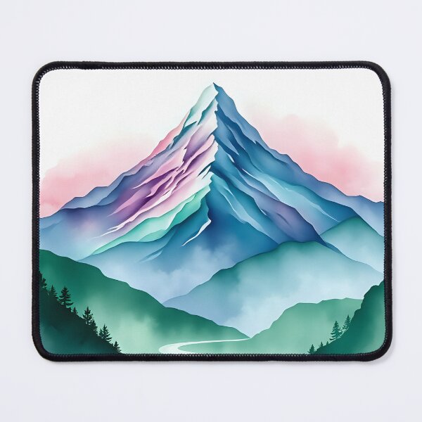 Item preview, Ethereal Mountain Watercolor designed and sold by Shirtastically.