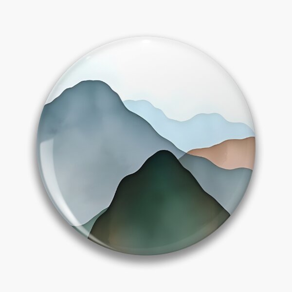 Item preview, Mountain Serenity - Dawn Watercolor Peaks designed and sold by Shirtastically.