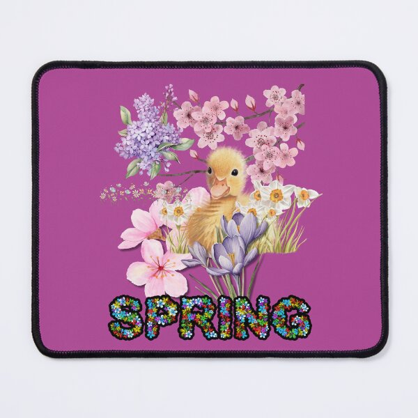 Item preview, Spring Blooming Flowers & Baby Duckling Design designed and sold by EarthArtDesigns.