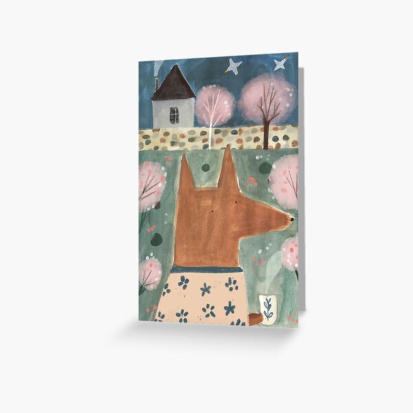 Item preview, Cherry Blossom Fox designed and sold by ZafoukoYamamoto.