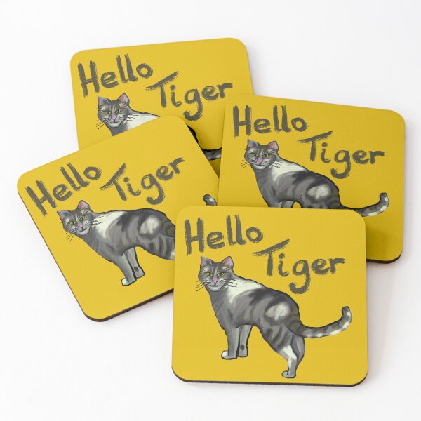Item preview, Hello tiger designed and sold by Joyride Art and Design UK.
