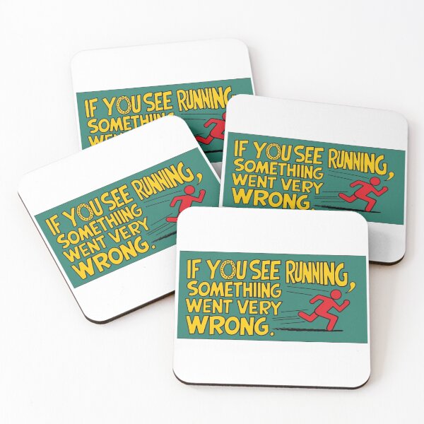 Item preview, Run If You See Me Running – Survival Humor designed and sold by StormArte.