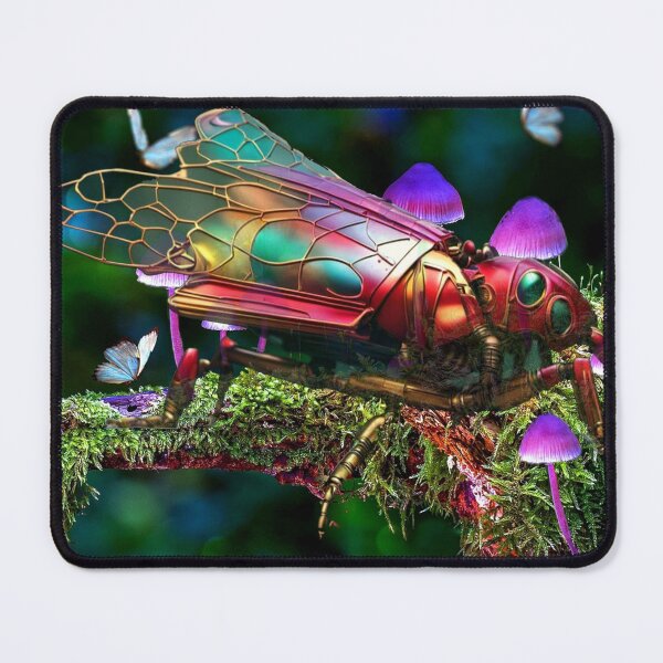 Item preview, Mechanical Cicada, mushroons and butterflies designed and sold by Helios Be. Lavsh.