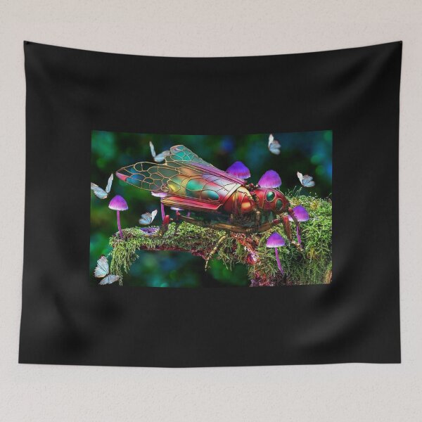 Item preview, Mechanical Cicada, mushroons and butterflies designed and sold by Helios Be. Lavsh.