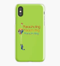 parachuting iPhone Case