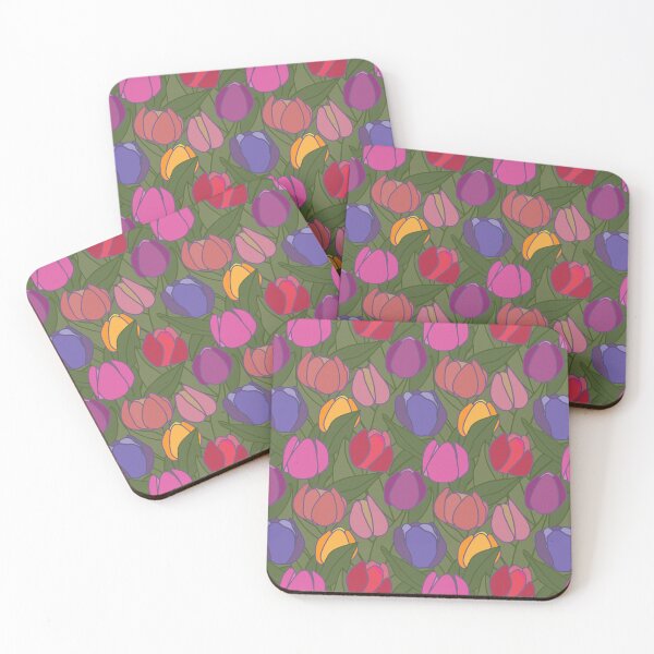 Item preview, Meadow of tulips multicolor designed and sold by RhoQA.