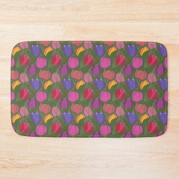 Item preview, Meadow of tulips multicolor designed and sold by RhoQA.