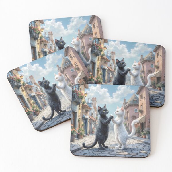 Item preview, Cats Slow Dancing designed and sold by Maria Dryfhout.