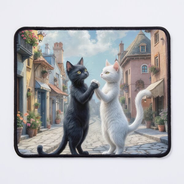Item preview, Cats Slow Dancing designed and sold by Maria Dryfhout.