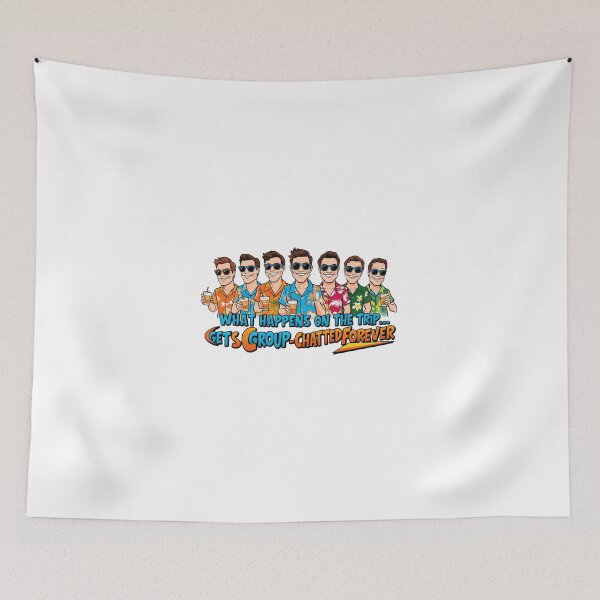 Item preview, What Happens on the Trip… Gets Group-Chatted Forever designed and sold by StormArte.