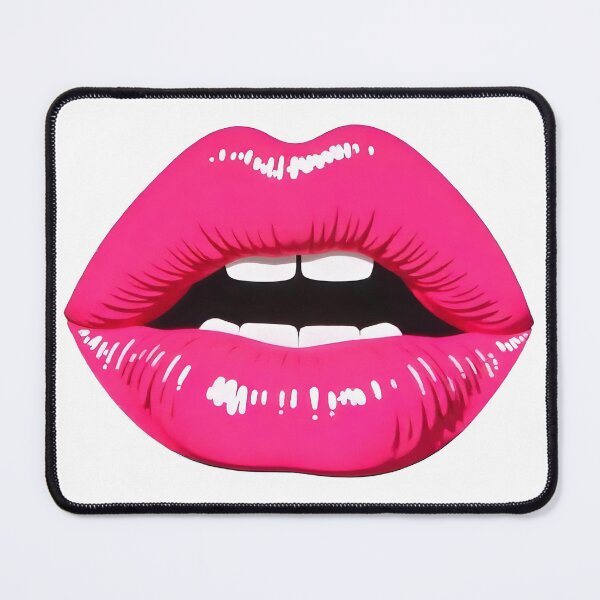 Item preview, Glossy Pink Pop Art Lips designed and sold by Denny-Danny.