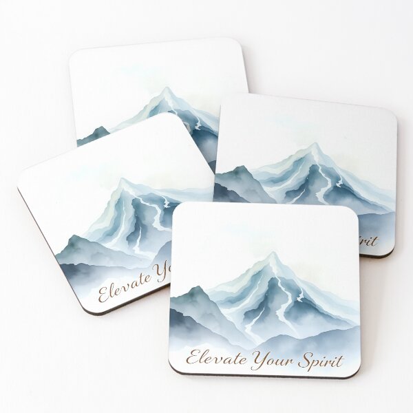 Item preview, Elevate Your Spirit - Majestic Mountain Range designed and sold by Shirtastically.