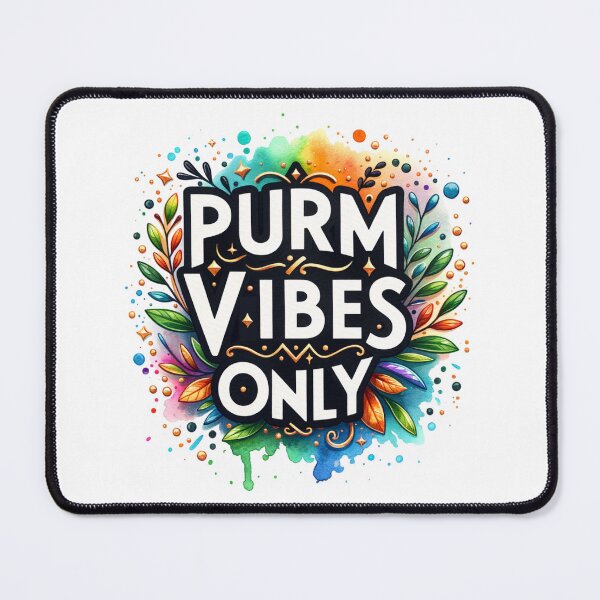 Item preview, Purim Vibes Only - Fun Jewish Holiday Celebration Design designed and sold by My Joyful Charm Store.