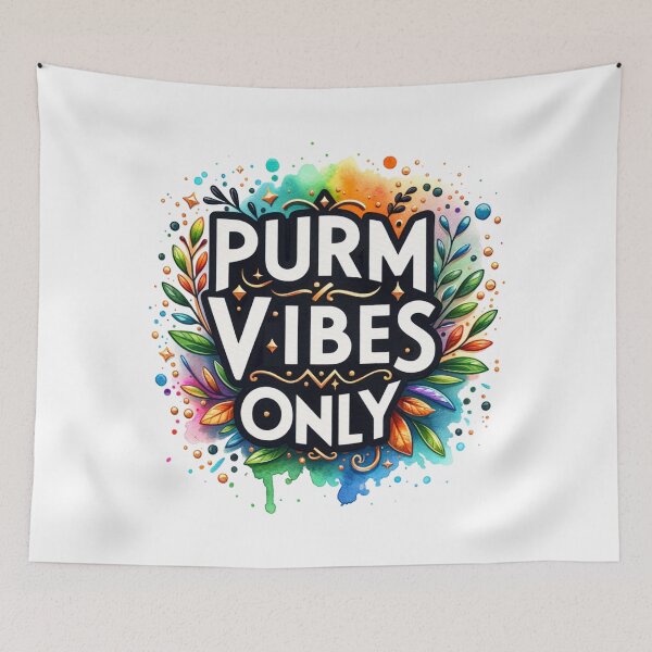 Item preview, Purim Vibes Only - Fun Jewish Holiday Celebration Design designed and sold by My Joyful Charm Store.
