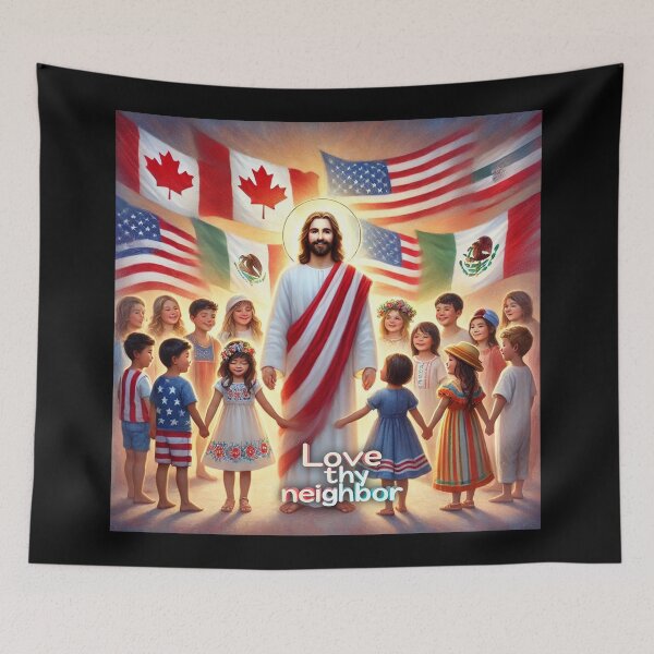 Item preview, "Love Thy Neighbor – A Divine Message of Unity" designed and sold by MySheetMusicArt.