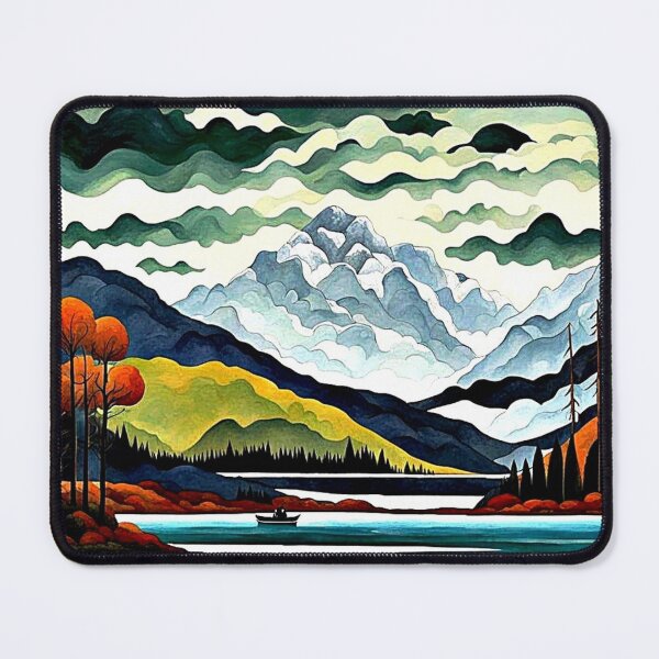 Item preview, Canoeist on the lake 1 designed and sold by George Hutton Hunter.