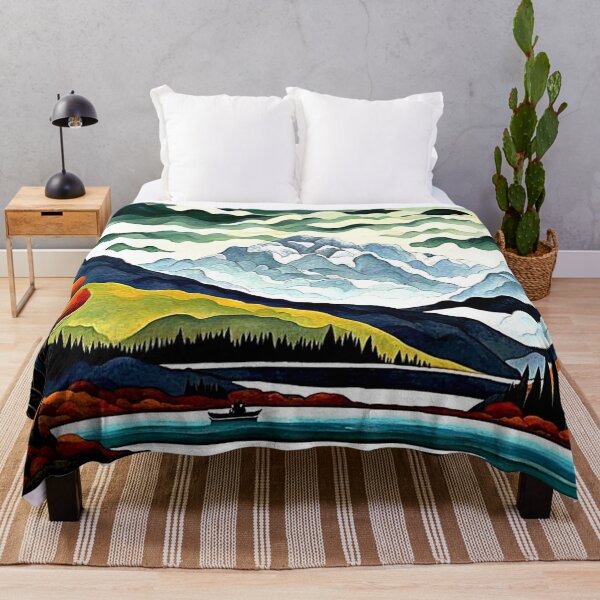 Item preview, Canoeist on the lake 1 designed and sold by George Hutton Hunter.