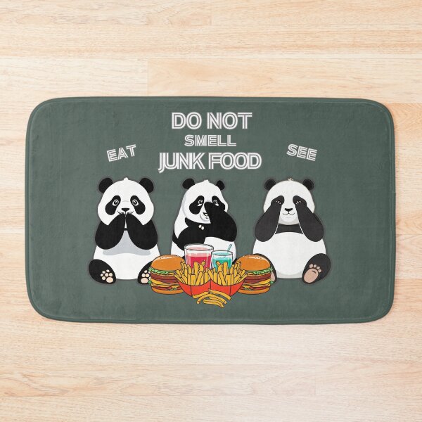Item preview, DO NOT EAT, DO NOT SMELL, DO NOT SEE JUNK FOOD - Say No to Junk Food  designed and sold by PING 999 STUDIO.