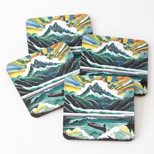 Item preview, Canoeist on the lake 2 designed and sold by George Hutton Hunter.