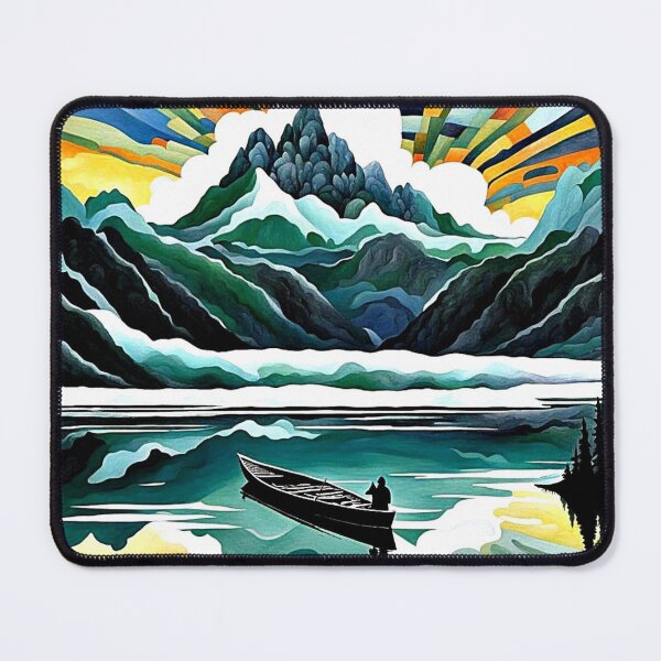 Item preview, Canoeist on the lake 2 designed and sold by George Hutton Hunter.