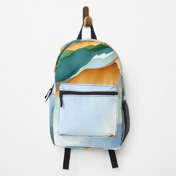 Item preview, Vibrant Mountain Watercolor - Serene Peaks designed and sold by Shirtastically.