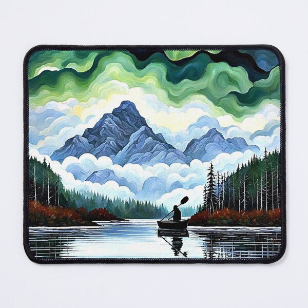 Item preview, Canoeist on the lake 3 designed and sold by George Hutton Hunter.