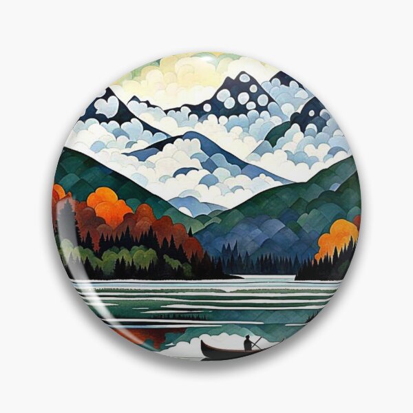 Item preview, Canoeist on the lake 4 designed and sold by George Hutton Hunter.