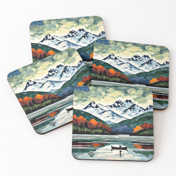 Item preview, Canoeist on the lake 4 designed and sold by George Hutton Hunter.