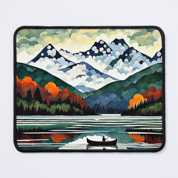 Item preview, Canoeist on the lake 4 designed and sold by George Hutton Hunter.