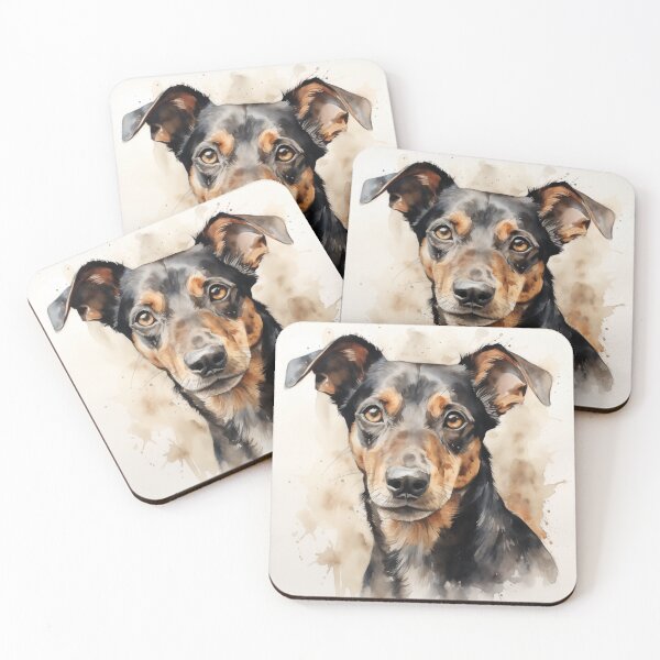 Item preview, dog watercolor designed and sold by CreativeGorillas.