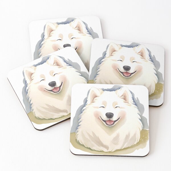 Item preview, Watercolour Samoyed Dog designed and sold by TheresaNicole.
