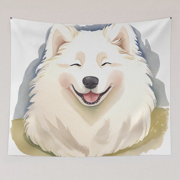 Item preview, Watercolour Samoyed Dog designed and sold by TheresaNicole.