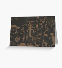 Pictographs Greeting Card