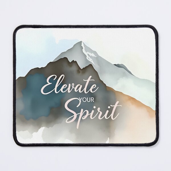 Item preview, Elevate Your Spirit - Mountain Tranquility designed and sold by Shirtastically.