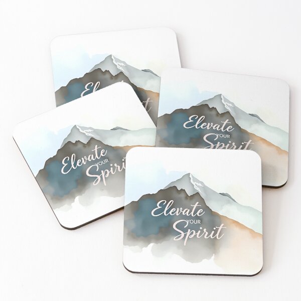 Item preview, Elevate Your Spirit - Mountain Tranquility designed and sold by Shirtastically.