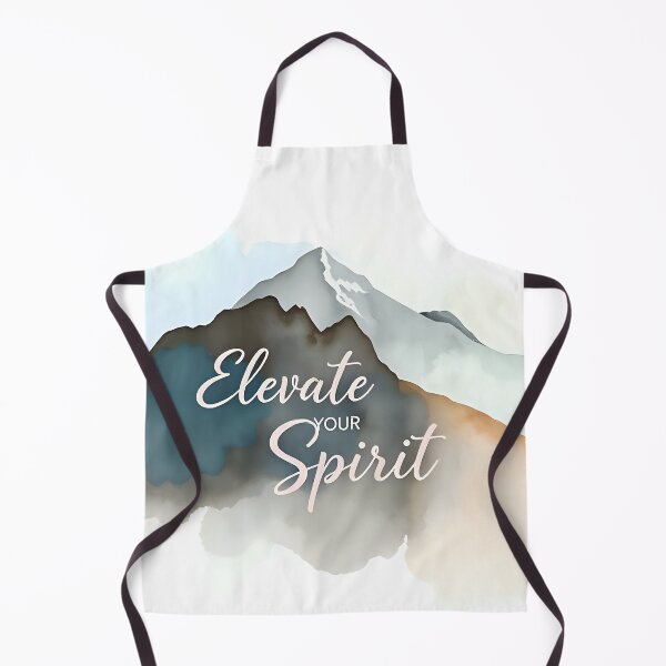 Item preview, Elevate Your Spirit - Mountain Tranquility designed and sold by Shirtastically.
