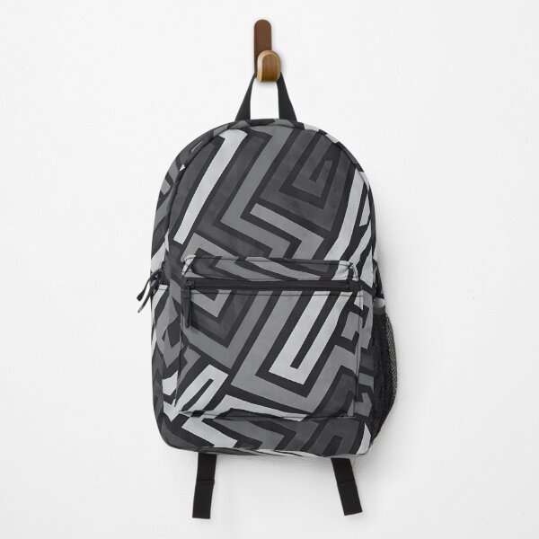 Item preview, Modern Black and White Geometric Maze – Bold Abstract Pattern designed and sold by danfreeze.