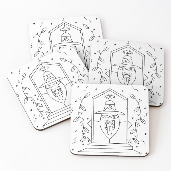Item preview, A portal with grotesque figure and symbolic details designed and sold by estebansequeira.