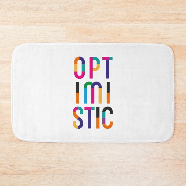 Item preview, Inspirational Typographic Design Optimistic designed and sold by TipTop GFX.