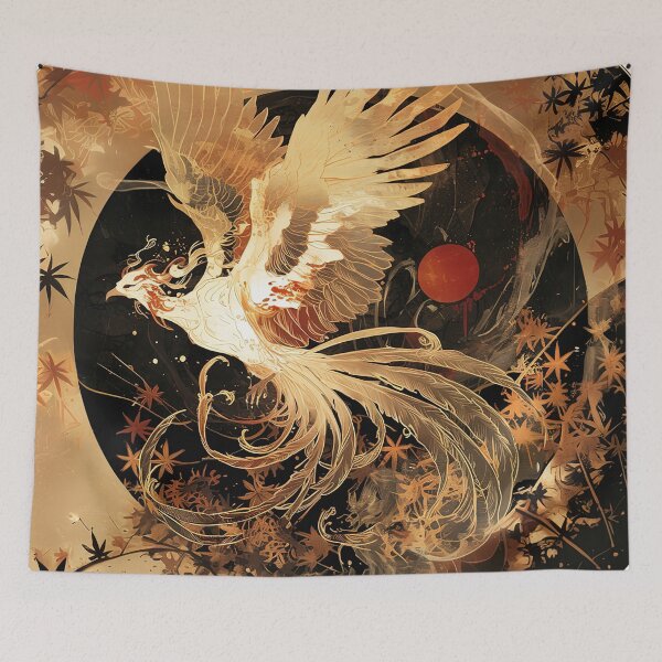 Item preview, Phoenix Kintsugi designed and sold by CalyCollab.