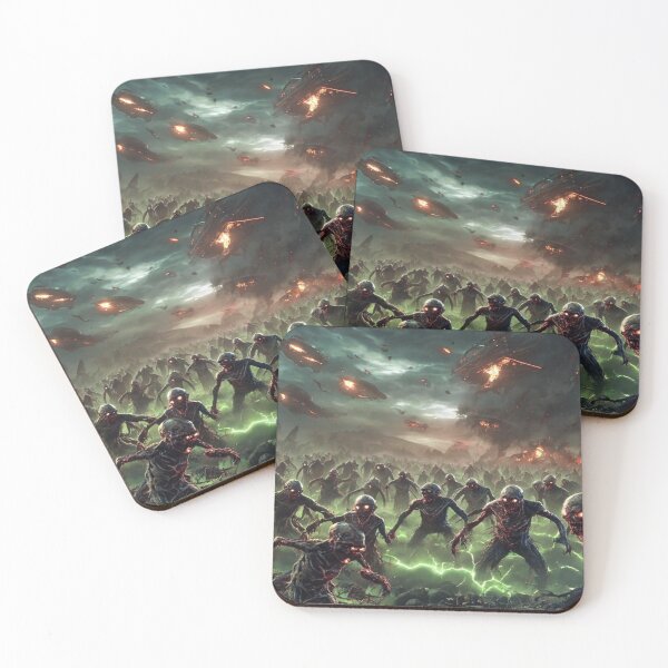 Item preview, Alien Zombie Invasion on Earth  Premium Cool Trendy Best Gift designed and sold by Imaginarium of Chaos falcon88 .
