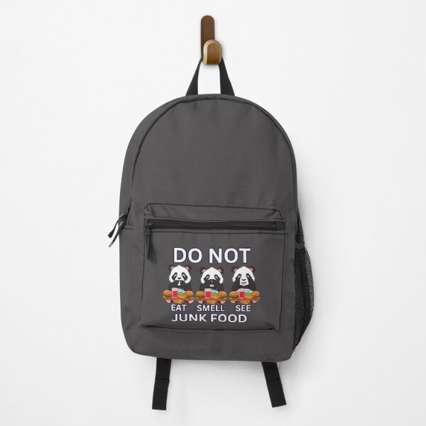 Item preview, Do Not Eat, Do Not Smell, Do Not See Junk Food – Panda Vibes designed and sold by RvinJo8.