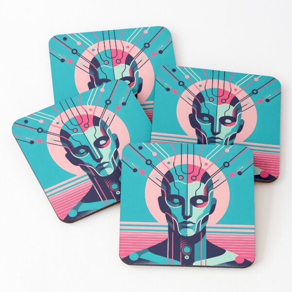 Item preview, Digital Consciousness: Sci-Fi Circuitry Portraits designed and sold by InevitableAum.