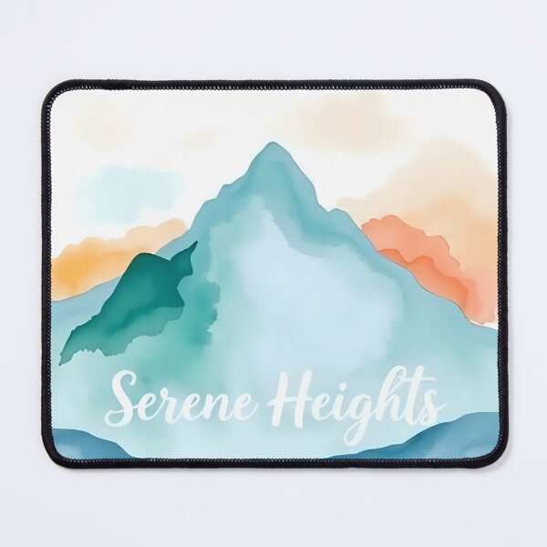 Item preview, Mountain Majesty in Watercolor - Serene Heights designed and sold by Shirtastically.
