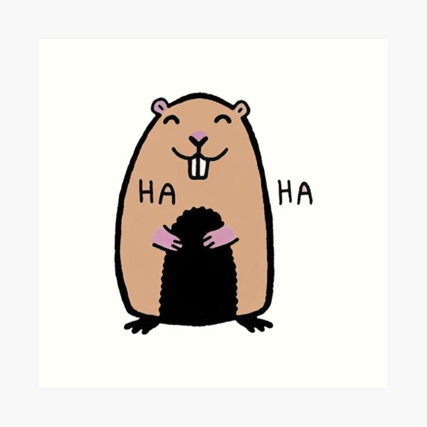 Item preview, a cartoon illustration featuring a brown fictitio designed and sold by ArtZombieStore.